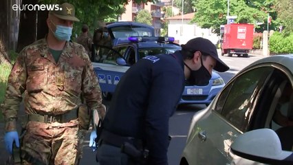 Vuelta a la normalidad con controles en Bérgamo, epicentro de la crisis en Italia