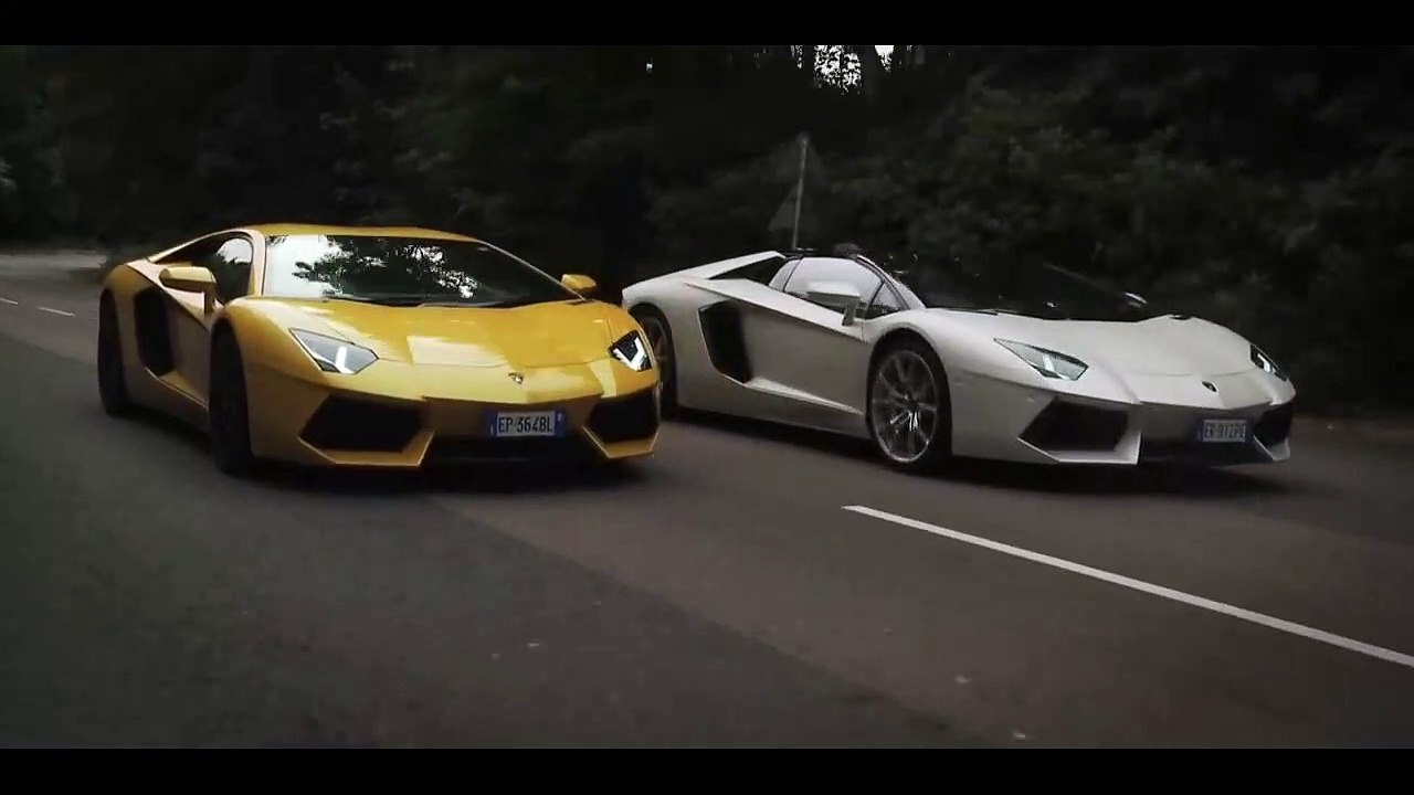 Lamborginni Aventdor trail video