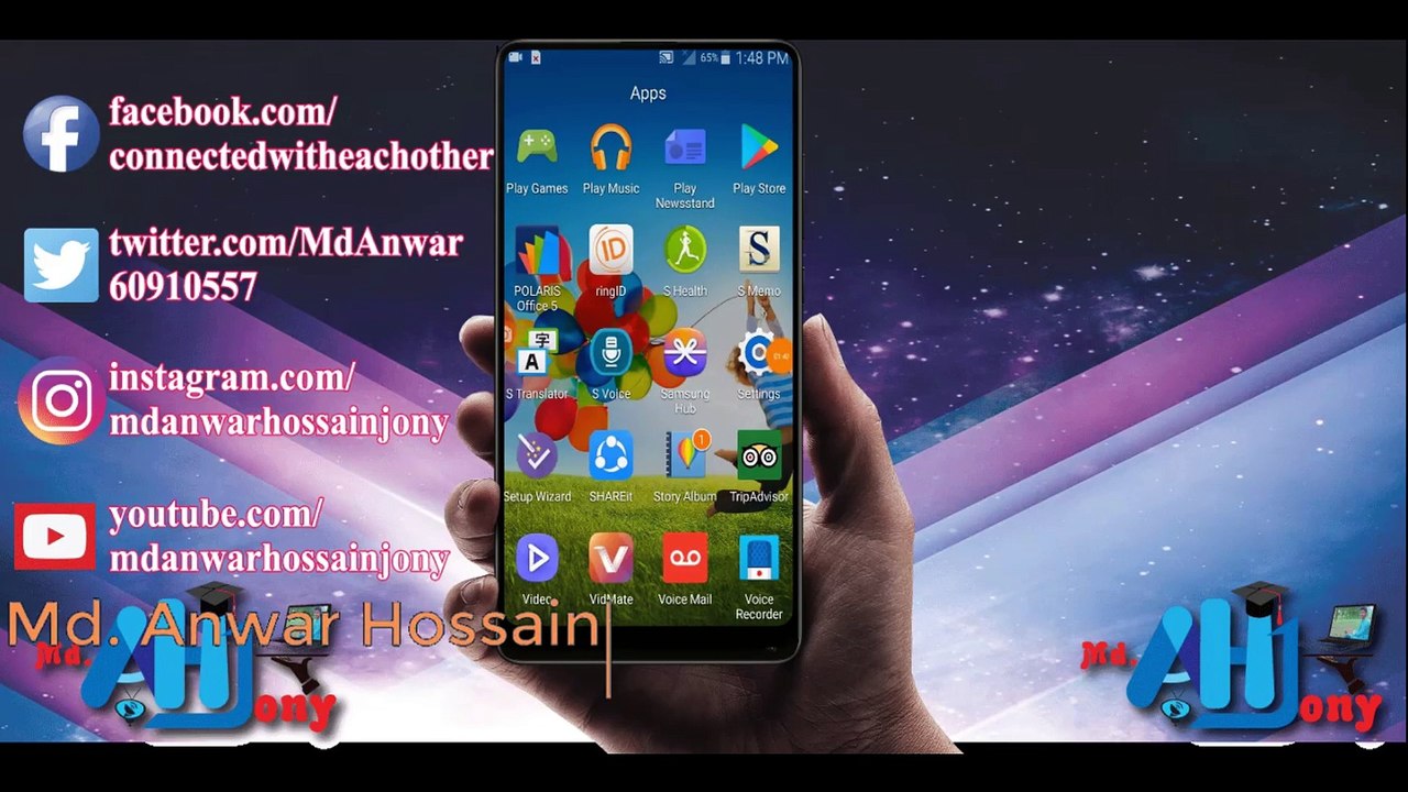 How to add touch pad icon on mobile screen