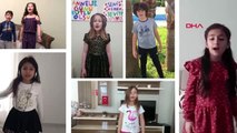 ANTALYA Çocuklarından, sağlık çalışanı anneleri için klip