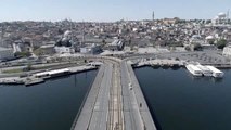 Sokağa çıkma kısıtlamasıyla İstanbul sessizliğe büründü