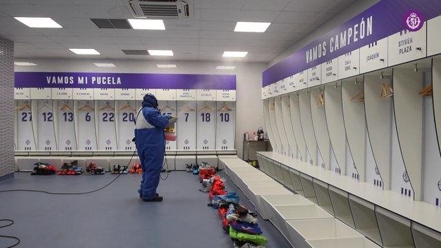 Tareas llevadas a cabo para preparar las instalaciones del Estadio José Zorrilla