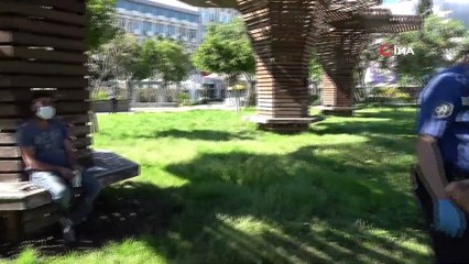 Karantinayı İhlal Edip Parkta Oturdu, 3 Bin 150 TL Cezayı Yedi