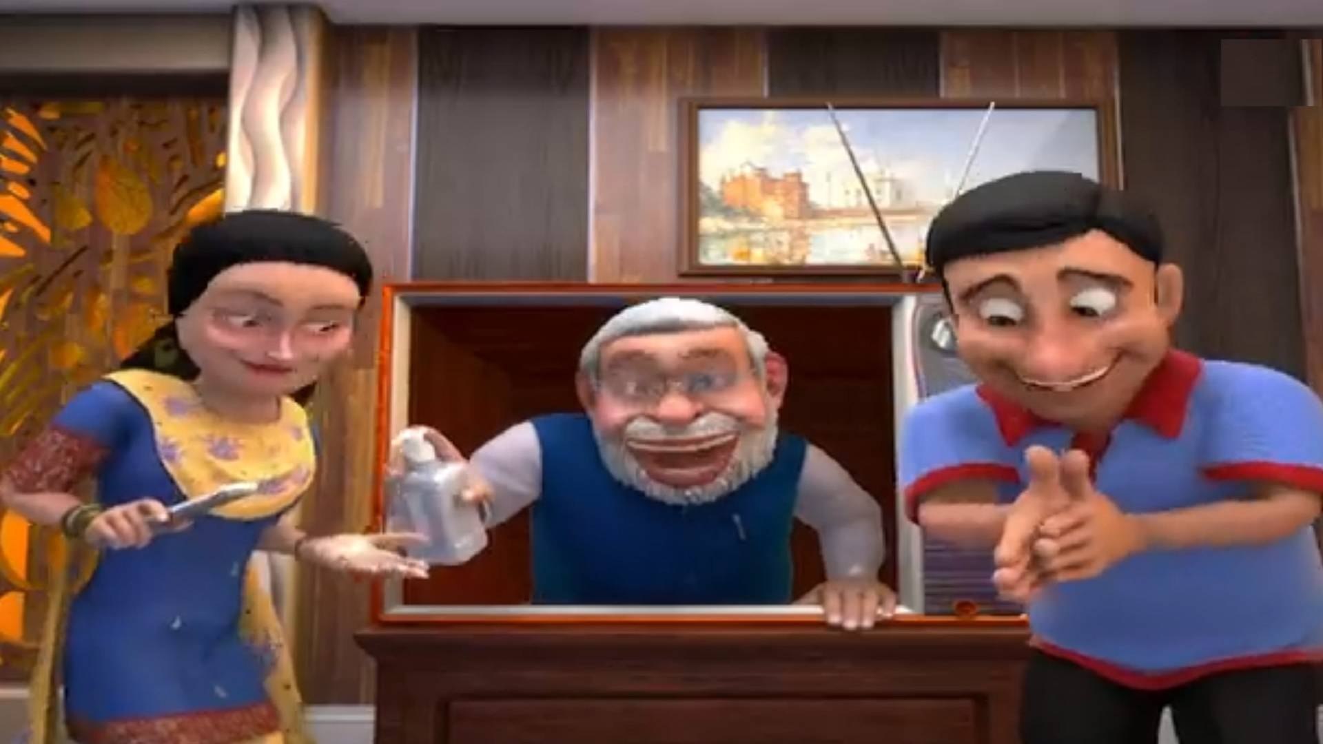 So Sorry: Modi sings mitron acchi hai dooriyan, jitega India - video  Dailymotion