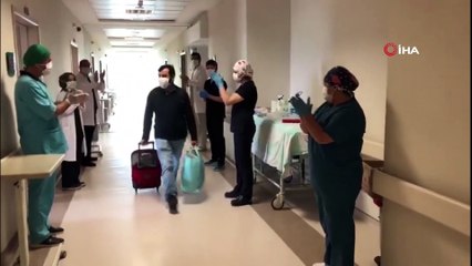 22 gün sonra taburcu olan hasta 'Kendimi kafesten çıkan kuş gibi hissediyorum'