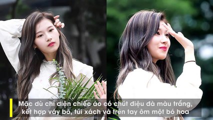 Khoảnh khắc đẹp tựa nữ thần chứng minh Sana là thành viên đẹp nhất TWICE