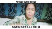 Việt Hương nhập hội Rich Kids Hài hước báo giá bộ đồ bà ba và đôi dép lào