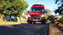 Idoso ferido é socorrido no Bairro Cascavel Velho