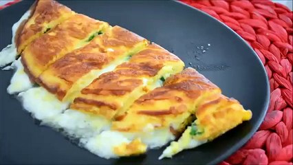 BÖREK TADINDA PUF OMLET TARİFİ