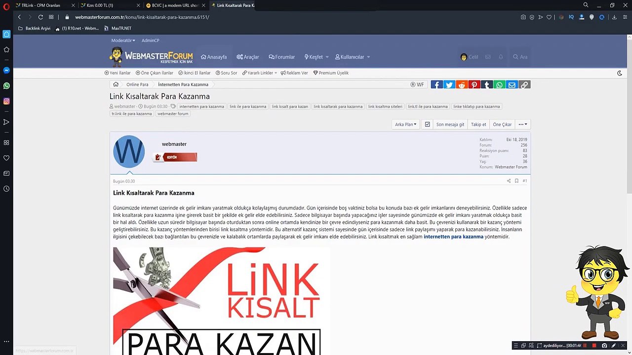 ✔️ LİNK KISALTARAK PARA KAZANMA - İNTERNETTEN PARA KAZANMA 