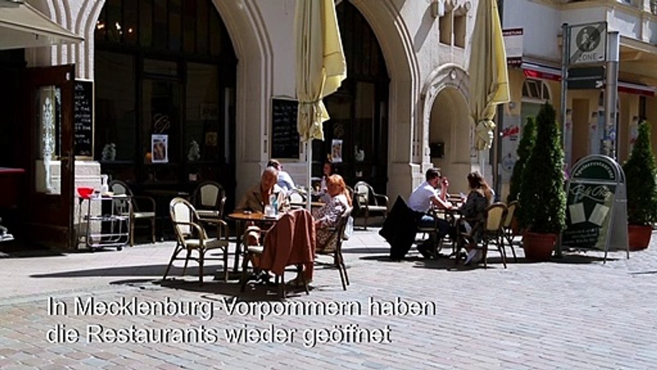 Restaurants in Mecklenburg-Vorpommern haben wieder geöffnet