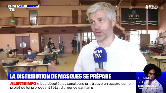 Laurent Wauquiez: Un masque sera distribué à chaque enfant mardi dans les transports en Auvergne-Rhône-Alpes