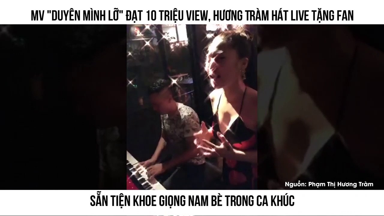đạt 10 triệu view, Hương Tràm hát live tặng fan Sẵn tiện khoe giọng nam bè trong ca khúc