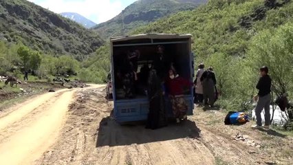 Şemdinli'de süt sağan kadınların zorlu yaşamı