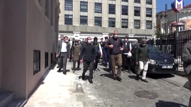 Kültür ve Turizm Bakanı Ersoy, Beyoğlu Kültür Yolu çalışmalarını inceledi