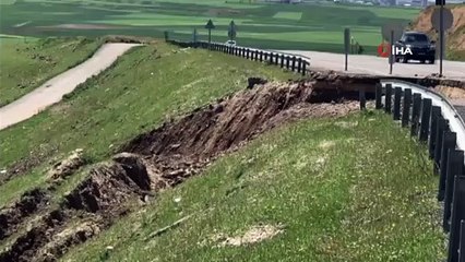 - Batman Beşiri karayolunda heyelan
