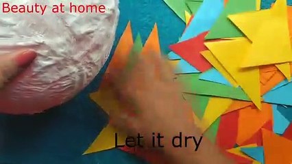 Best use of, Balloon & Tissue ,Paper   Home, Decor   DIY, Craft Idea,   Christmas ,and New, year Decoration