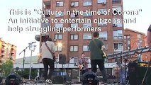 Curfew culture: Skopje musicians entertain fans from the street