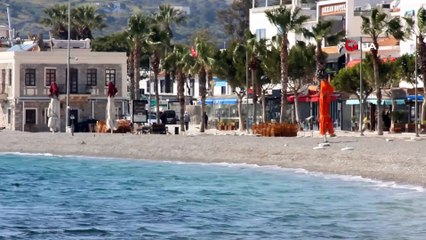 Bodrum gönüllü olarak sokağa çıkma kısıtlamasına uydu