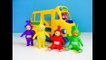 NUMBERS and COUNTING Seseme Street SCHOOL BUS with TELETUBBIES Toys-