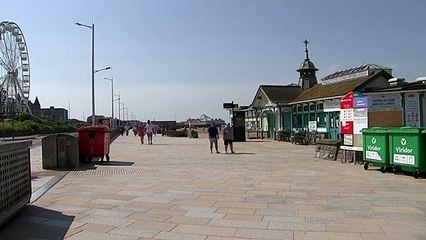 Beach revellers keep social distancing this bank holiday