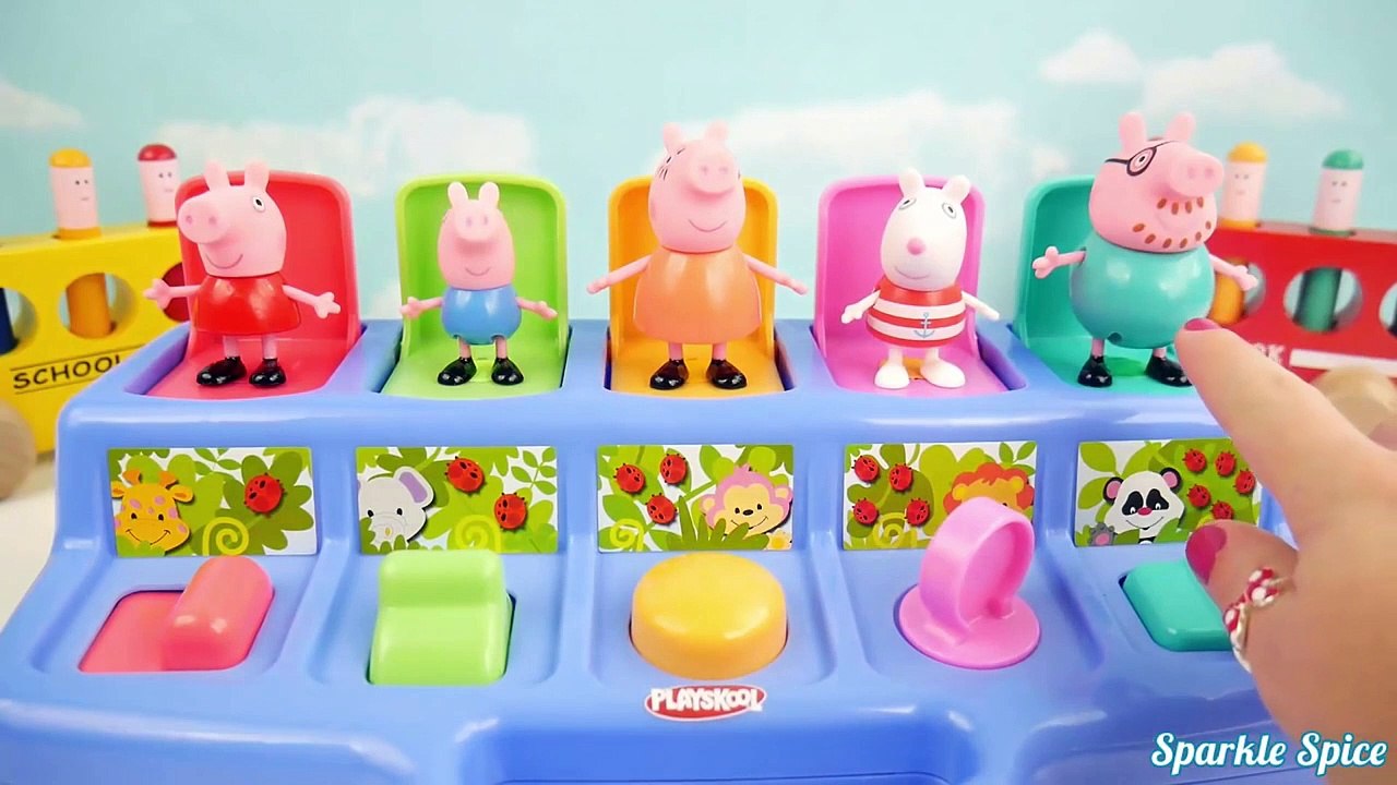 Pop up toys with pig peppa surprises video Dailymotion