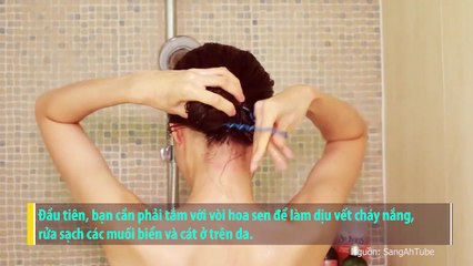 Mẹo giảm đau rát cho da gây ra bởi cháy nắng