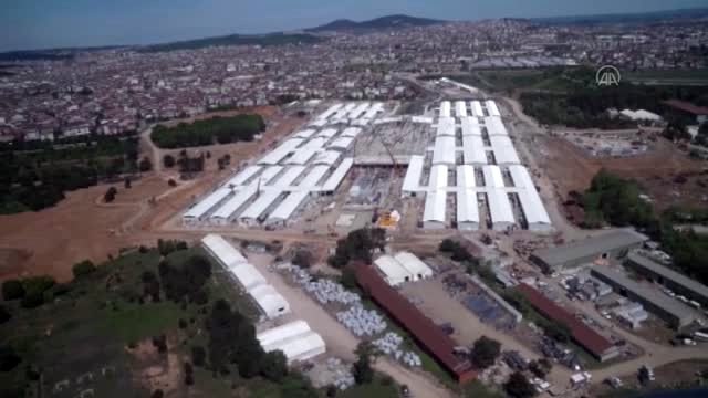 Cumhurbaşkanı Erdoğan, yapımı devam eden hastaneleri inceledi