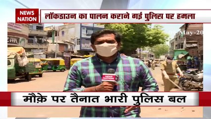 अहमदाबाद में लॉकडाउन का पालन कराने गई पुलिस पर पथराव