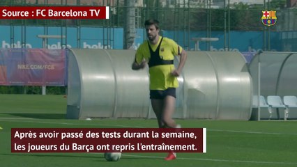 Messi, Griezmann et les stars de Barcelone reprennent l'entraînement - coronavirus