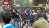 Allahabad University student beaten for protesting against conversion