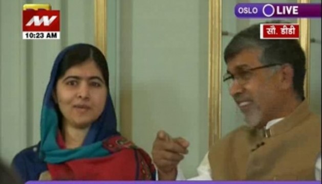 Nobel Peace Prize awards for Kailash Satyarthi, Malala Yousafzai