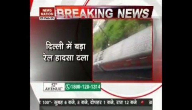 Major train accident averted