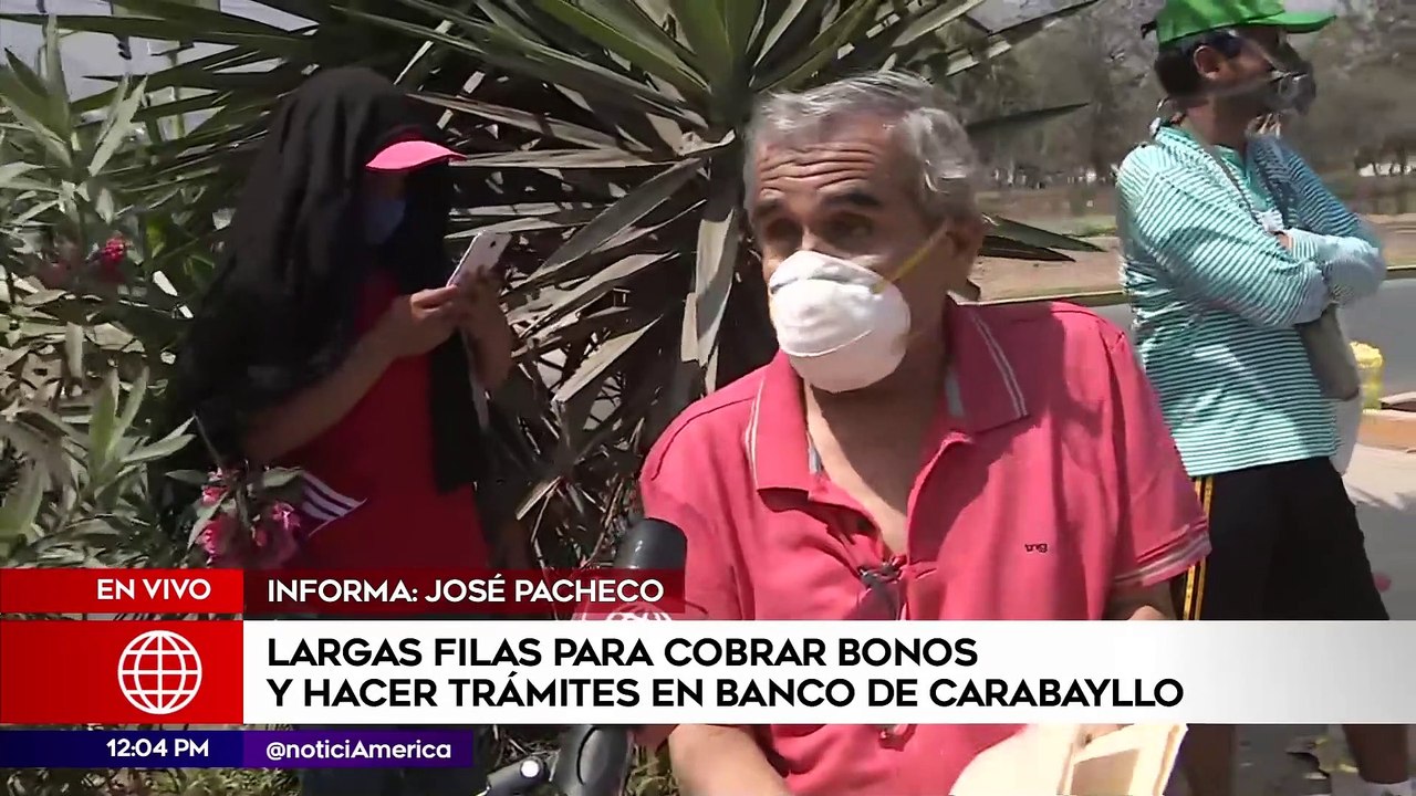 Edición Mediodía: Largas filas para cobrar bono...