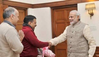 Kejriwal meets Modi over a cup of tea!