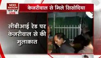CBI raid: Manish Sisodia meets Arvind Kejriwal