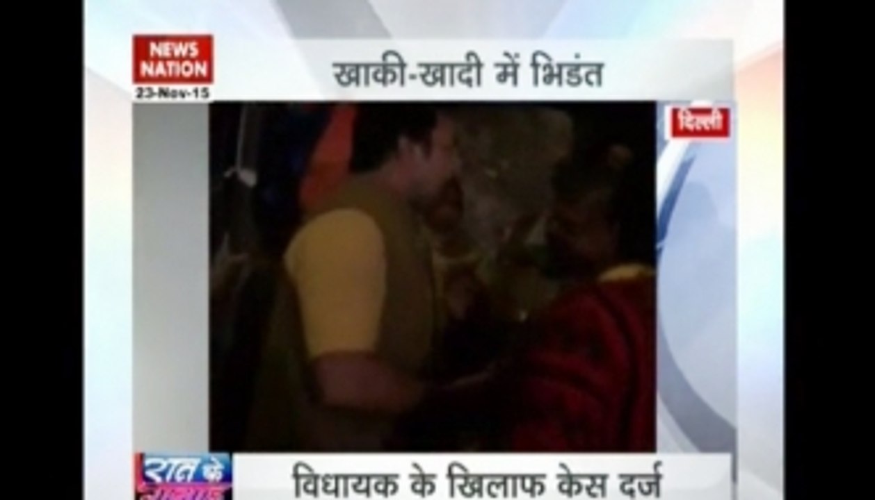 AAP MLA Sarita Singh misbehaves with Delhi police