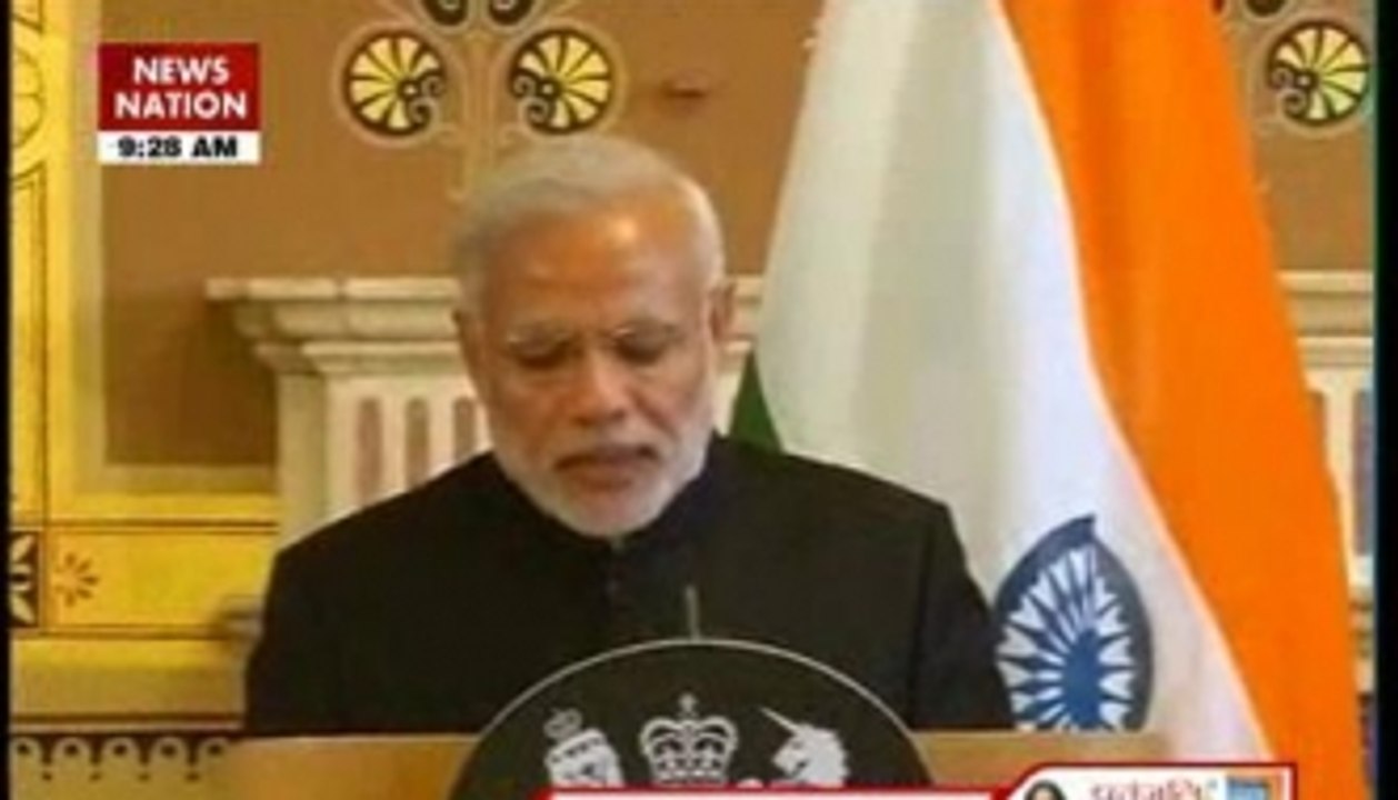 PM Modi speaks over tolerance in UK