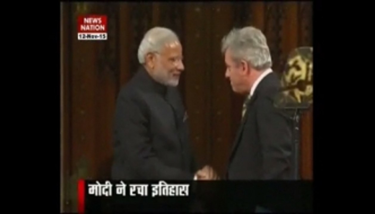 PM Modi creates history at UK