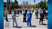 ICU Nurse Lauren Leander Speaks Out on Arizona's Stay-At-Home Protests