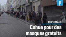 Trop de monde pour des masques gratuits à la Goutte d'Or, la police ferme la boutique