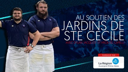 Mickaël Capelli et Dylan Jacquot au soutien des Jardins de Sainte Cécile
