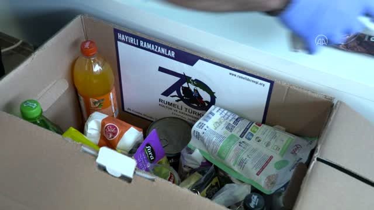 Rumeli Türkleri Kültür ve Dayanışma Derneğinden 7 bin aileye gıda kolisi