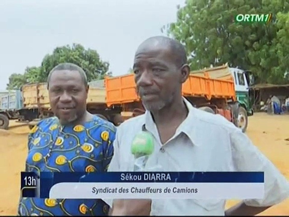 ORTM / Covid 19 - Economie - Le secteur du transport de sable n’échappe pas au conséquence du coronavirus