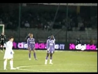 AJA-TFC but de niculae vue des tribunes