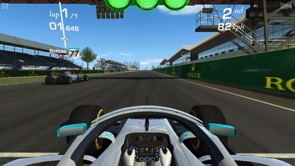 Lewis Hamilton and  Valteri Bottos Real Racing 3