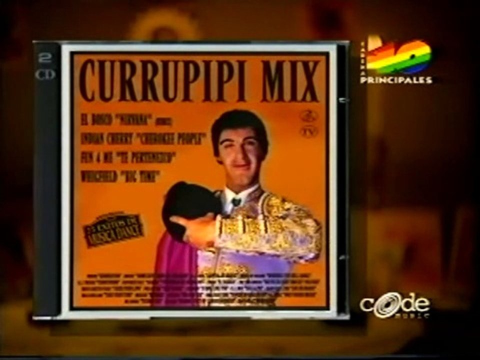 Anuncio del disco CURRUPIPI MIX