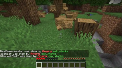 Minecraft but Everything you Craft Attacks you