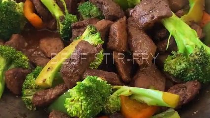 Beef stir-fry