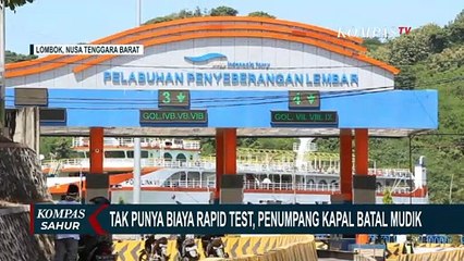 Tak Mampu Bayar Rapid Test, 24 Penumpang Kapal Telantar di Pelabuhan